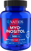 NATIOS Myo-Inositol, 500 mg, 90 veganských kapslí